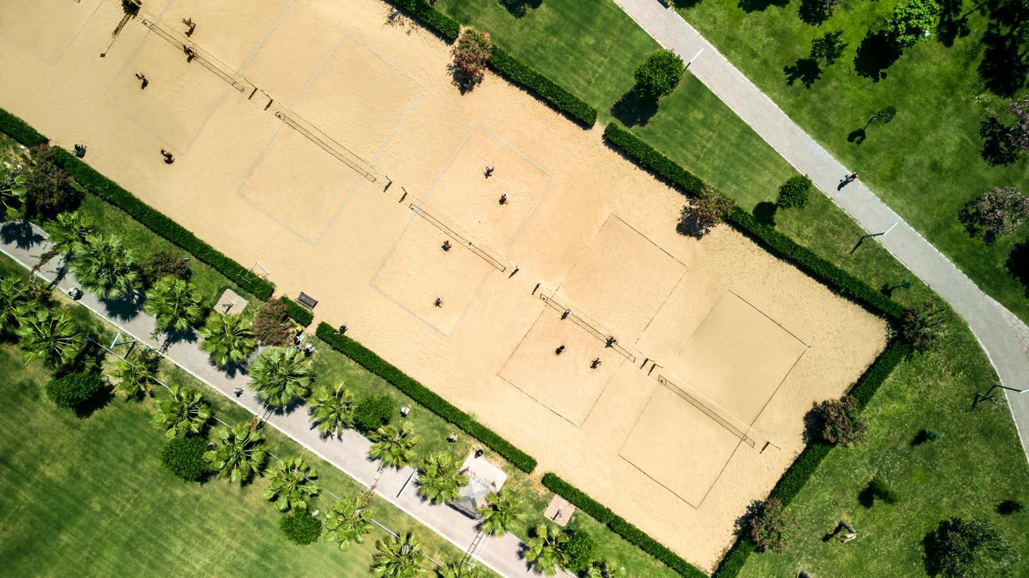 Hotel Tui Magic Life Jacaranda Side Esterno foto Aerial view of the tennis courts